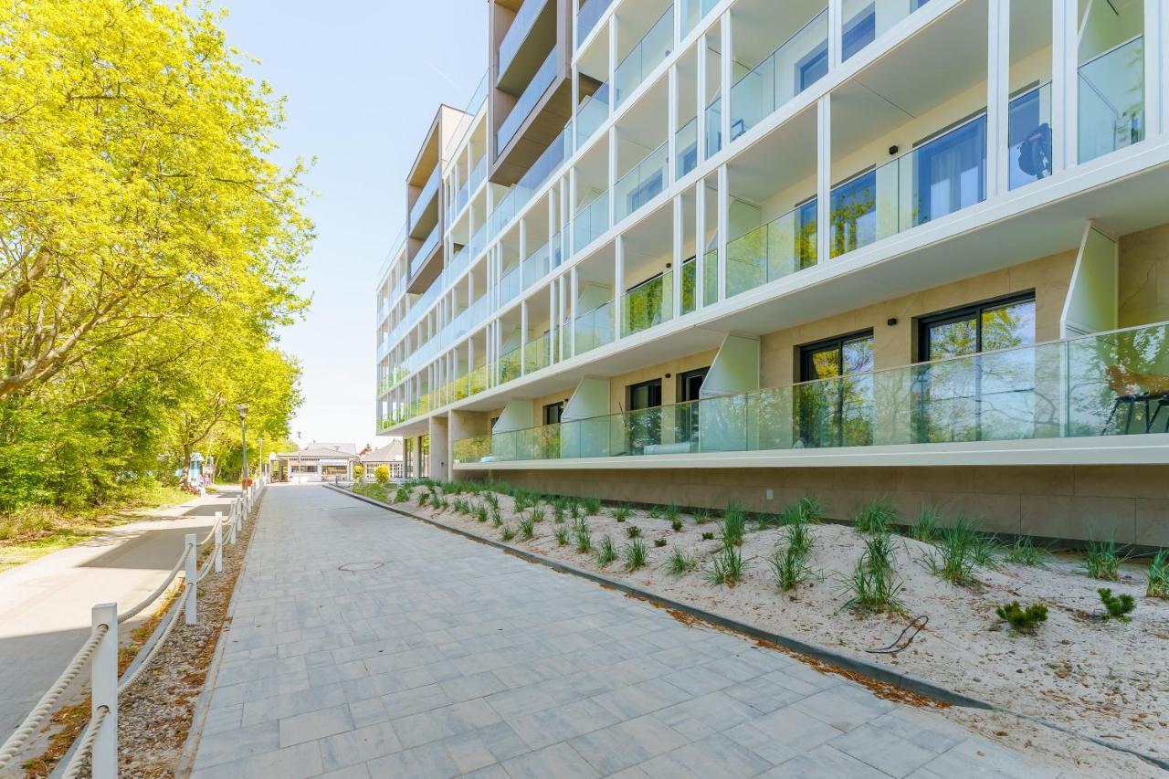 Apartament Kapitanski Z Widokiem Na Morze 4 Pietro - By Perlowa Przystan Rent Sianozety Exterior photo